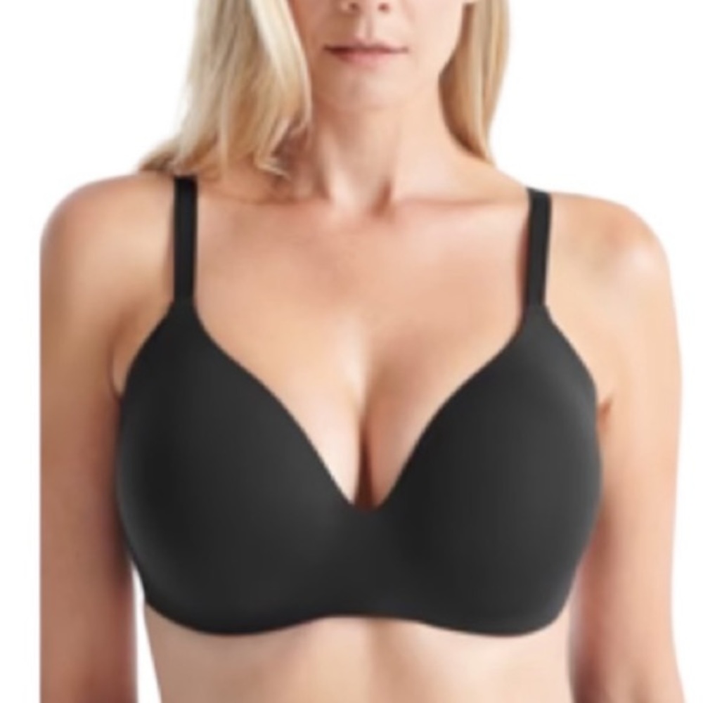 Knix Black Wingwoman Contour Bra Size 5 36D 38D 38C 40C Wireless Comfy